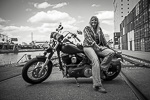 Biker Lady Fotoshooting
