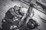 Motorrad Freunde Fotoshooting