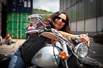 Biker Lady Harley Davidson